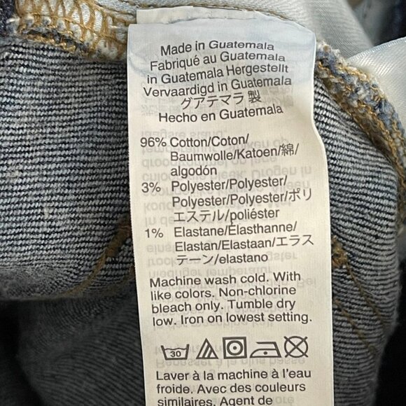 Madewell Curvy High Rise Denim Shorts 24  Raw Hem Canterdale Wash Blue - Picture 7 of 7